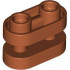 Brick, Round 1 x 2 with Hollow Studs and Open Center with Bars: {тъмно оранжев}