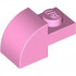 Slope, Curved 2 x 1 with Recessed Stud: {светло пурпурен}