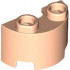 Cylinder Half 1 x 2 x 1: {светло нуга}