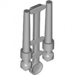 Minifigure, Utensil Wand, 2 on Sprue: {умерено каменно сив}
