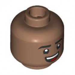 MINI HEAD, NO. 4532: {умерено кафяв}