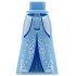 Mini Doll Hips and Skirt Full Length with White Sides, Filigree, Dots and Sparkles, Metallic Light Blue Inset and Blue Trim Pattern - Thin Hinge: {светло кралско син}