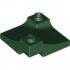 Arch 3 x 3 Inverted Corner with Raised Hollow Stud: {земно зелен}