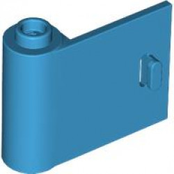 Door 1 x 3 x 2 Left - Open Between Top and Bottom Hinge: {тъмно небесносин}