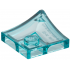 Arch 2 x 2 Inverted Corner with Recessed Stud: {прозрачно светло син}