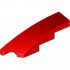 BRICK 1X4X1, HALF BOW W/ CUT, LEFT: {ярко червен}
