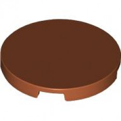 TILE 3X3, CIRCLE, NO. 1: {тъмно оранжев}