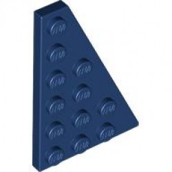 Wedge, Plate 6 x 4 Right: {земно син}