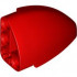 Technic, Panel Curved 5 x 3 x 2 Corner Quarter Ellipse, Left: {ярко червен}