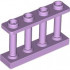 Fence 1 x 4 x 2 Spindled with 4 Studs: {лавандулов}