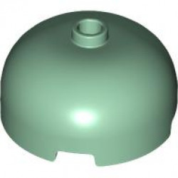 Brick, Round 3 x 3 x 1 1/3 Dome Top - Open Stud: {пясъчно зелен}