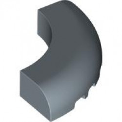 Brick, Round Corner 5 x 5 without Studs: {пясъчно син}