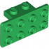 ANGLE PLATE 1X2 / 2X4: {тъмно зелен}
