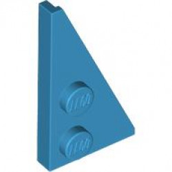 RIGHT PLATE 2X4, DEG. 27: {тъмно небесносин}
