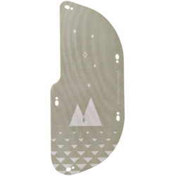 Cloth Sail 10 x 23 with Diamonds, Mountains and Triangles on Dark Tan Background Pattern: {тухлено жълт}