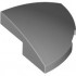 Slope, Curved 2 x 2 x 2/3 Corner Round: {умерено каменно сив}