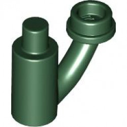 Plant Stem / Stalk with Bar, Bar Holder, and Hollow Stud: {земно зелен}