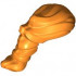 Minifigure, Hair Narrow Swept Back with Ponytail: {ярко оранжев}