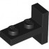 Bracket 1 x 2 - 2 x 1 Centered: {черен}