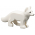 Fox, Bushy Tail with Black Eyes and Nose Pattern: {бял}
