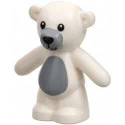 MINI TEDDY BEAR, NO. 16: {бял}