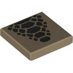 FLAT TILE 2X2, NO. 764: {пясъчно жълт}