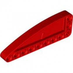 Technic, Liftarm, Modified L-Shape Quarter Ellipse Thick 3 x 9: {ярко червен}
