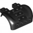 Vehicle, Mudguard 6 x 4 with 4 Studs on Front: {черен}