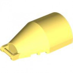 Windscreen 6 x 4 x 2 Round with Bar Handle: {студено жълт}