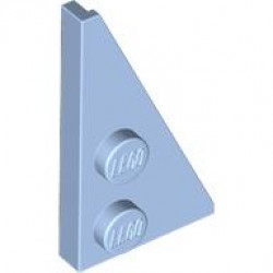 RIGHT PLATE 2X4, DEG. 27: {светло кралско син}