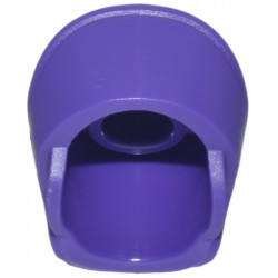 Minifigure, Headgear Headdress with High Front Panel and Ridges Across Top: {светло виолетов}