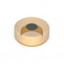 FLAT TILE 1X1, ROUND, NO. 323: {прозрачно ярко оранжев}