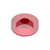 FLAT TILE 1X1, ROUND, NO. 322: {прозрачно червен}