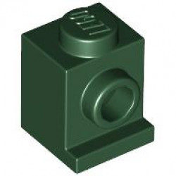Brick, Modified 1 x 1 with Headlight: {земно зелен}