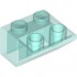 ROOF TILE 2X2, INVERTED, DEG. 45: {прозрачно светло син}