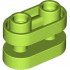 Brick, Round 1 x 2 with Hollow Studs and Open Center with Bars: {ярко жълто-зелен}