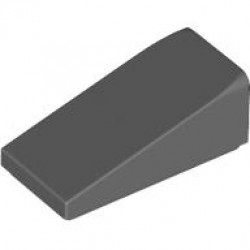ROOF TILE 1X2X2/3: {тъмно каменно сив}