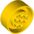 Wheel 41mm D. x 15mm Technic: {ярко жълт}