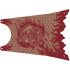 Cloth Cape with 4 Holes and Tattered Edge, Large Buildable Figures with Dark Red Scale Armor Lines, Flames, and Ninjago Logogram Letter K Pattern: {пясъчно жълт}