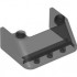 Windscreen 3 x 4 x 1 1/3 with 2 Studs on Top: {прозрачно черен}