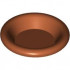 Minifigure, Utensil Dish 3 x 3: {тъмно оранжев}