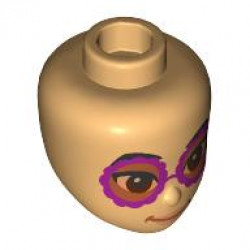 MINI DOLL, HEAD, NO. 537: {умерен тан}