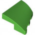 PLATE 2X2X2/3, HALF BOW, W/ CUT, LEFT: {ярко зелен}