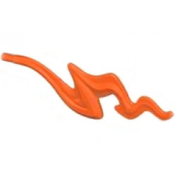 Wave Rounded Squiggly with Bar End (Flame): {червеникаво-оранжев}