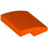 PLATE W. BOW  2X2X2/3: {червеникаво-оранжев}