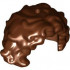 Minifigure, Hair Female Mid-Length, Curly: {червеникаво-кафяв}