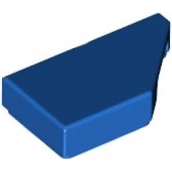 TILE 1X2, DEG. 45, CUT, RIGHT: {ярко син}