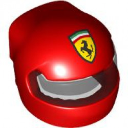 MINI HELMET, NO. 501: {ярко червен}