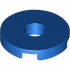 FLAT TILE 2X2 ROUND W. HOLE Ø4.85: {ярко син}