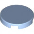 FLAT TILE 2X2, ROUND: {светло кралско син}